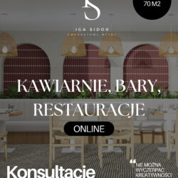 Konsultacja wnętrzarska ONLINE Twojej restauracji, baru lub kawiarni